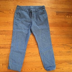 Old Navy pixie cropped linen pants